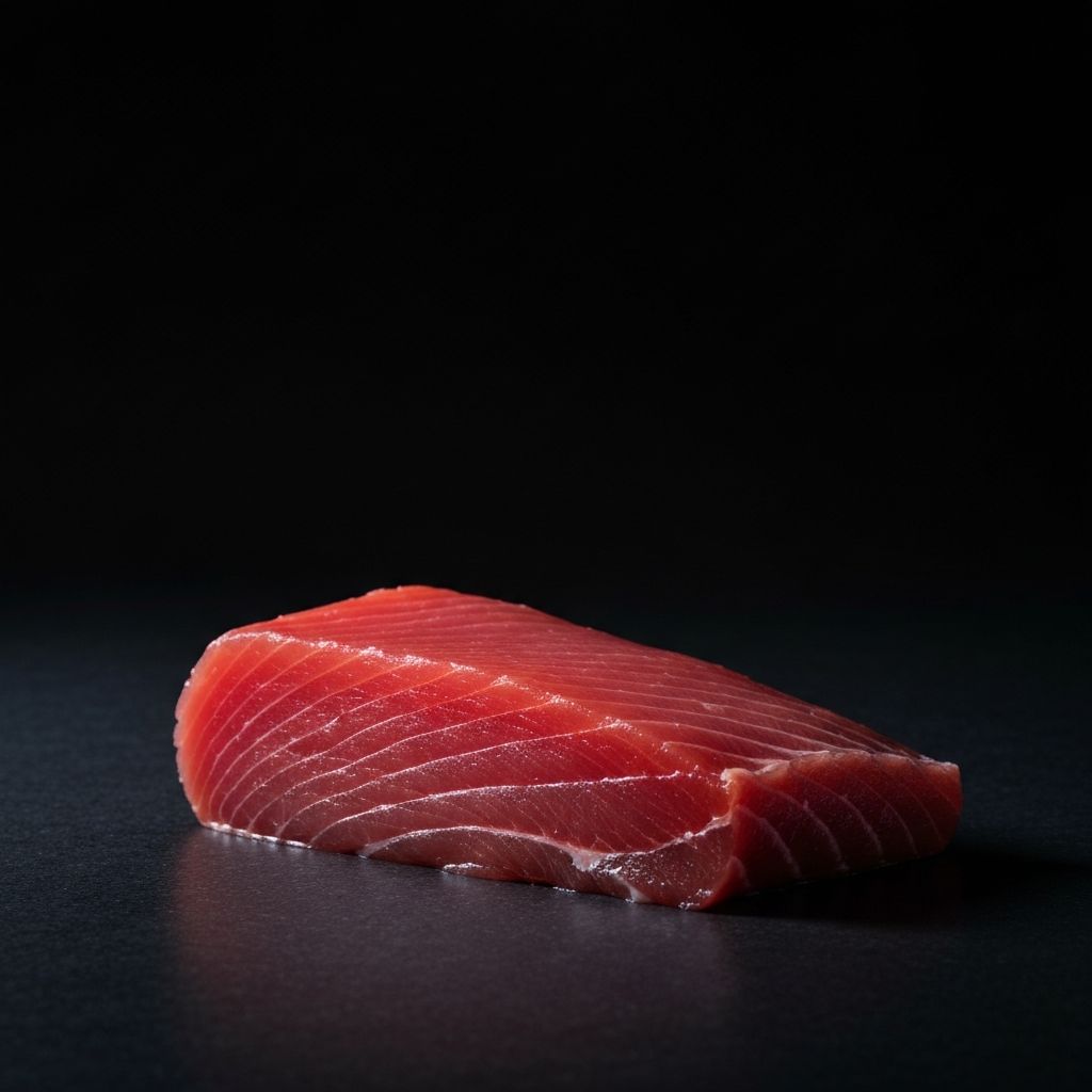 Fresh tuna fillet